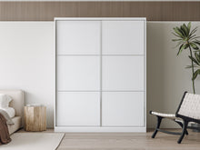 Load image into Gallery viewer, Tonto 160cm Wardrobe With Sliding Doors - White