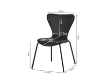 Load image into Gallery viewer, Kyra Dining Chair - Set Of 4 - Black
