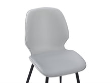 Load image into Gallery viewer, Irene Dining Chair - Set of 4 - Light Grey + Black