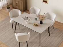 Load image into Gallery viewer, Chelsea Dining Chair - Set of 4 - White + Black