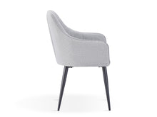 Load image into Gallery viewer, Kendra Dining Chair - Set of 2 - Light Grey + Black