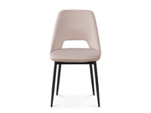 Load image into Gallery viewer, Julie Dining Chair - Set of 4 - Light Brown + Black
