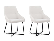 Load image into Gallery viewer, Alena Dining Chair - Set of 2 - Beige + Black
