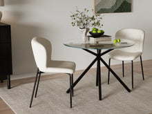 Load image into Gallery viewer, Rayne Dining Chair - Set of 2 - Beige + Black