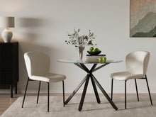 Load image into Gallery viewer, Rayne Dining Chair - Set of 2 - Beige + Black
