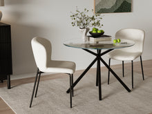 Load image into Gallery viewer, Rayne Dining Chair - Set of 2 - Beige + Black
