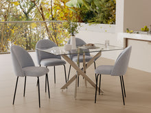 Load image into Gallery viewer, Zoya Dining Chair - Set of 4 - Cool Light Grey
