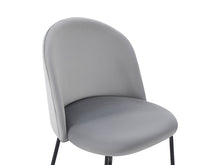 Load image into Gallery viewer, Zoya Dining Chair - Set of 4 - Grey + Black