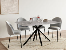 Load image into Gallery viewer, Zoya Dining Chair - Set of 4 - Grey + Black
