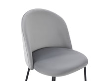 Load image into Gallery viewer, Zoya Dining Chair - Set of 4 - Grey + Black
