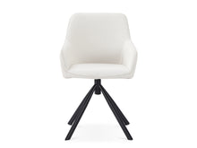 Load image into Gallery viewer, Ramona Swivel Dining Chair - Set of 2 - White + Black
