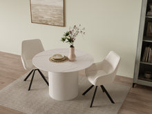 Load image into Gallery viewer, Ramona Swivel Dining Chair - Set of 2 - White + Black
