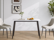 Load image into Gallery viewer, James Rectangular Ceramic Dining Table 120 x 80cm