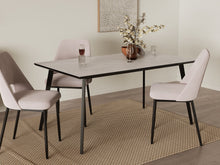 Load image into Gallery viewer, Shiloh Rectangular Dining Table 160 x 90cm - Shiloh Rectangular Dining Table 160 x 90cm - Grey + Black