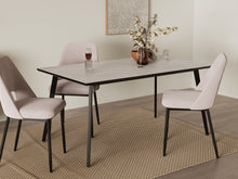 Load image into Gallery viewer, Shiloh Rectangular Dining Table 160 x 90cm - Shiloh Rectangular Dining Table 160 x 90cm - Grey + Black
