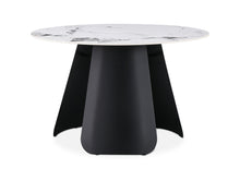 Load image into Gallery viewer, Clyde Round Modern Ceramic Dining Table 120cm x 75cm