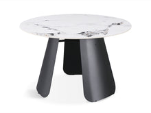 Load image into Gallery viewer, Clyde Round Modern Ceramic Dining Table 120cm x 75cm
