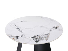 Load image into Gallery viewer, Clyde Round Modern Ceramic Dining Table 120cm x 75cm
