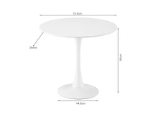 Load image into Gallery viewer, Alex Round Dining Table 80 x 75cm - White