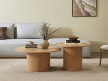 Load image into Gallery viewer, Peyton Round Coffee Table 80cm - Oak