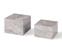 Load image into Gallery viewer, Aubrey Square Side Table - Set of 2 - Grey
