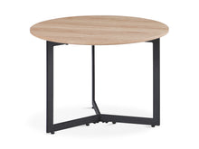 Load image into Gallery viewer, Joseph Coffee Table 60cm - Wood Grain + Black