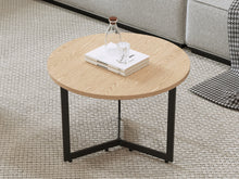 Load image into Gallery viewer, Joseph Coffee Table 60cm - Wood Grain + Black