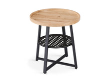 Load image into Gallery viewer, Edgar Coffee Table 50cm - Oak + Black