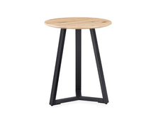 Load image into Gallery viewer, Wilma Round Coffee Table 45cm - Oak + Black