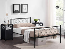 Load image into Gallery viewer, Picton King Single Metal Bed Frame - Black
