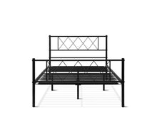 Load image into Gallery viewer, Picton King Single Metal Bed Frame - Black
