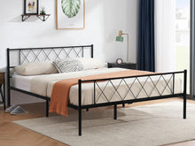 Load image into Gallery viewer, Picton Queen Metal Bed Frame - Black
