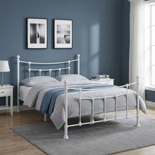 Load image into Gallery viewer, Gingera Double Metal Bed Frame - White