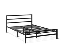 Load image into Gallery viewer, Dowe Double Metal Bed Frame - Black
