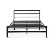 Load image into Gallery viewer, Dowe Double Metal Bed Frame - Black
