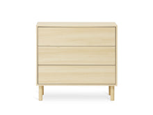 Load image into Gallery viewer, Custer 3 Drawers Tallboy - Oak
