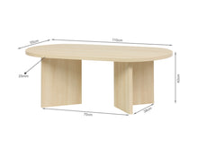 Load image into Gallery viewer, Custer Coffee Table - Oak
