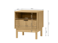 Load image into Gallery viewer, Sumter Bedside Table with Drawer - Oak
