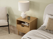 Load image into Gallery viewer, Sumter Bedside Table with Drawer - Oak
