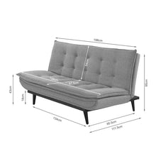 Load image into Gallery viewer, Dorking 3 Seater Sofa Bed - Dark Grey