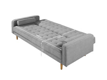 Load image into Gallery viewer, Penzance 3 Seater Sofa Bed - Dark Grey