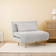 Load image into Gallery viewer, Hastings 1 Seater Fold-Out Sofa Bed - Grey