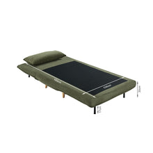 Load image into Gallery viewer, Hastings 1 Seater Fold-Out Sofa Bed - Green