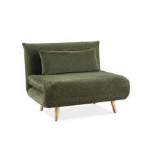 Load image into Gallery viewer, Hastings 1 Seater Fold-Out Sofa Bed - Green