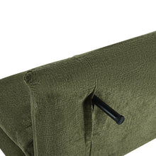 Load image into Gallery viewer, Hastings 1 Seater Fold-Out Sofa Bed - Green