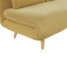 Load image into Gallery viewer, Hastings 2 Seater Fold-Out Sofa Bed - Yellow