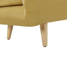 Load image into Gallery viewer, Hastings 2 Seater Fold-Out Sofa Bed - Yellow