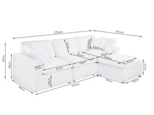 Load image into Gallery viewer, Bishopston Duck Feather Filled Modular Sofa - White