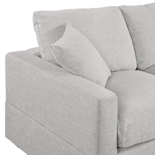 Load image into Gallery viewer, Hexham 3 Seater Modular Sofa with Ottoman - Grey