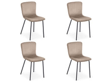 Load image into Gallery viewer, Darius Velvet Dining Chairs - Set of 4 - Taupe
